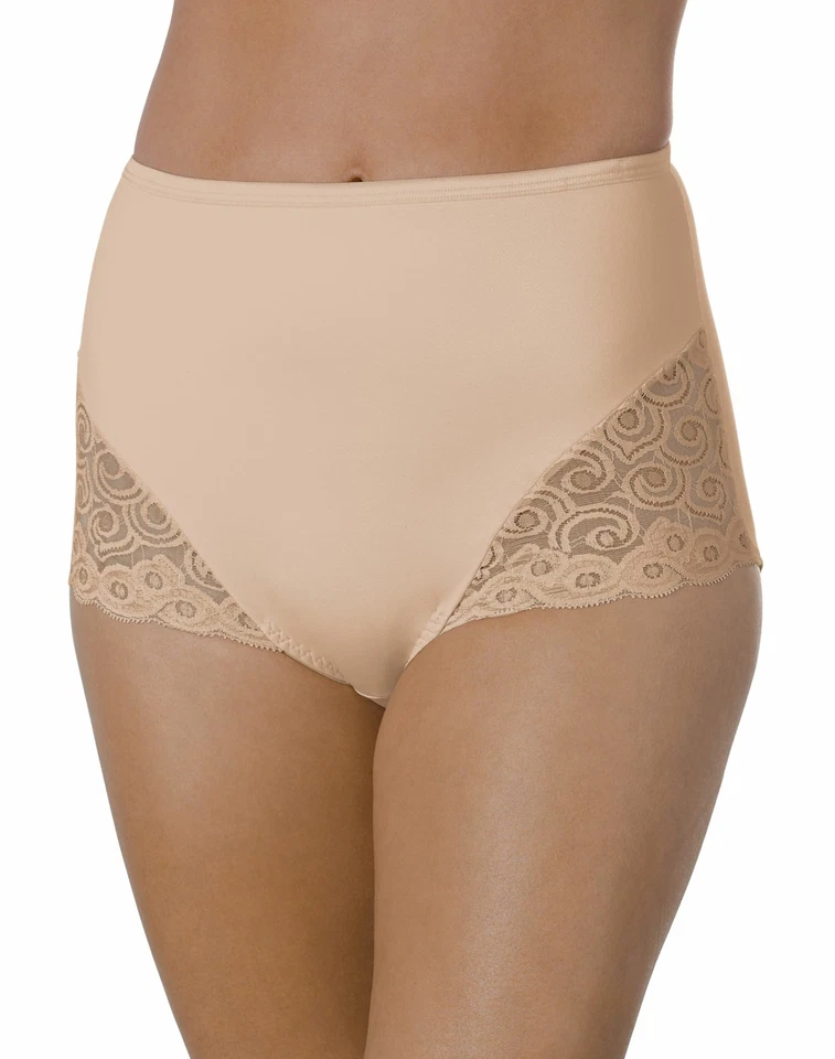 Bali Womens Firm Control Lace Inset Brief  - Image 1 of 1