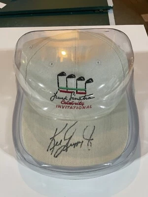 Griffey Jr Frank Sinatra Golf Invitational Autografiado Gorra Domo y Beckett Cert. Foto 1 de 4