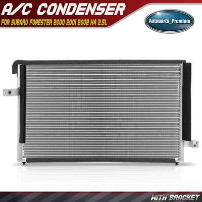 Condensador de aire acondicionado con soporte para Subaru Forester 2000 2001 2002 H4 2,5 L 73210FC050 Foto 1 de 4