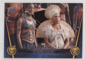 2018 Upper Deck Marvel Black Panther Black 128/149 Watching the Fight #19 p1l