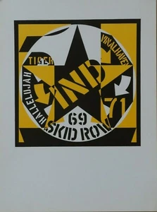 Robert Indiana, Self Portrait 69, Skid Row XXe 1973 - Picture 1 of 5