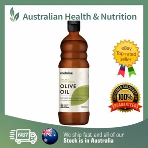 MELROSE ORGANIC EXTRA VIRGIN OLIVE OIL 500ML + FREE SAME DAY SHIPPING - Picture 1 of 2