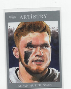 2022 SAGE Artistry Silver Aidan Hutchinson #91 Lions