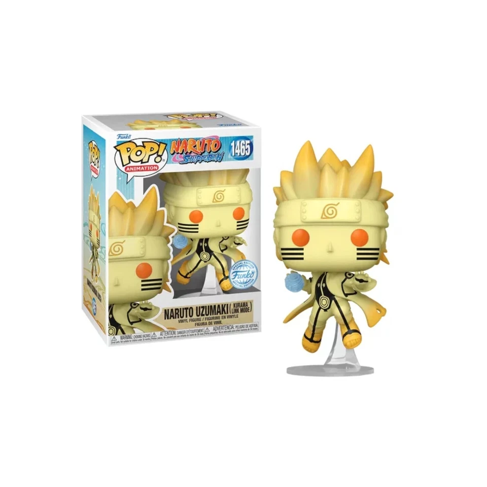Funko Pop! Naruto Shippuden – Naruto Uzumaki Kurama Link Mode #1465 (Vinile 13,1 - Immagine 1 di 1