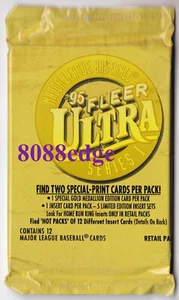 1995 FLEER ULTRA SERIES 1 MLB BASEBALL FACTORY SEALED RETAIL PACK:HOME RUN KINGS - Picture 1 of 4