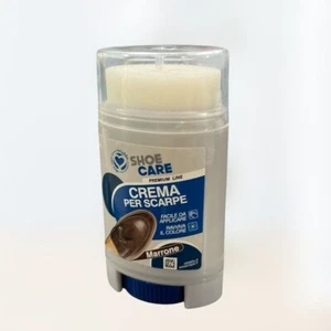 Crema per Scarpe Cromatina Lucido 50 ml Scarpe Stivali Anfibi Marroni Polizia Ca - Foto 1 di 3