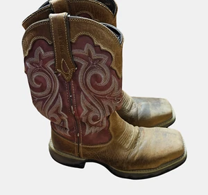 Lady Rebel Work by Durango wasserdichte Western-Arbeitsstiefel mit Verbundkappe Damen 6M - Bild 1 von 10