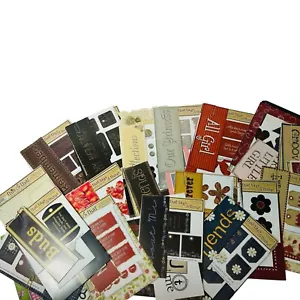 Vintage Scrapbooking Dies und Das Sets Stanzrahmen Etiketten Junk Journaling Posten - Bild 1 von 4