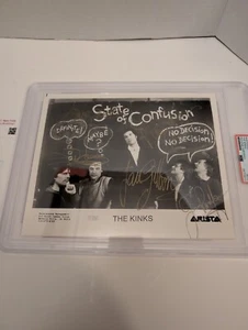 PSA Graded And Signed The Kinks Picture - Bild 1 von 9