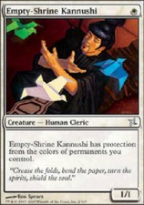 EMPTY-SHRINE KANNUSHI Betrayers of Kamigawa MTG Magic Cards DJMagic