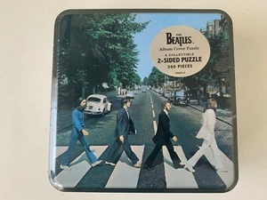 The Beatles 2 Sided 300 Piece Puzzle 2002 New Original Tin Album Cover Abbey Rd - Bild 1 von 3