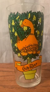 Pepsi Anchor Hocking Christmas Glass 12 Days of Christmas 6th Day Geese A-Laying - Picture 1 of 2