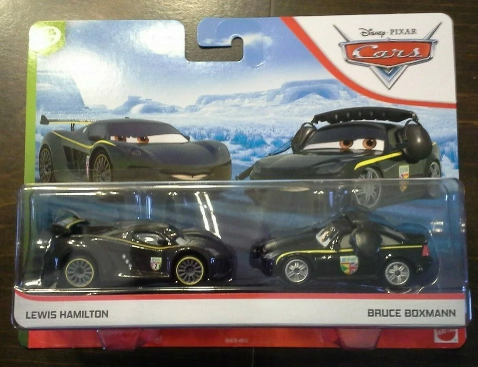 CARS 2 - LEWIS HAMILTON & BRUCE BOXMANN - Mattel Disney Pixar - Immagine 1 di 1