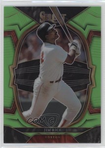 2023 Panini Select Concourse Neon Green Prizm /75 Jim Rice #64 HOF