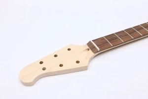 Electric Guitar Neck 22Fret 25.5 Inch Maple Wood Rosewood Fretboard Bolt On Heel - Picture 1 of 6