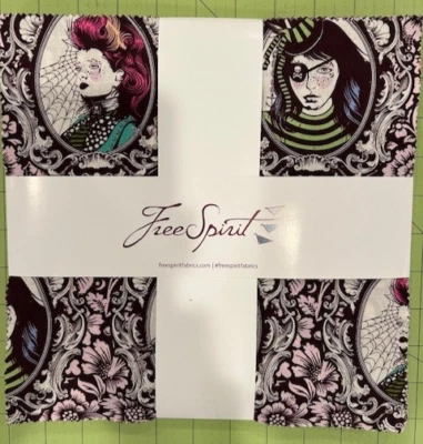 Sombra de noche TULA ROSA DEJA VU 42 piezas Tela cuadrada 10"X10" nueva en paquete--¡Hermosa! Foto 1 de 2