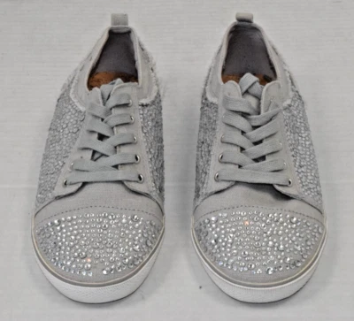 Tenis GB Niñas Talla 5 Gris Suave Brillante Deslumbrante Plantilla de Corcho Nuevas sin Etiquetas Foto 1 de 4