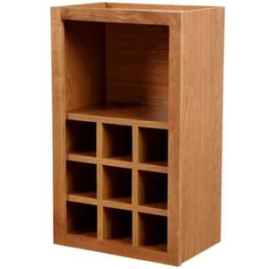 Hampton 18 in. W x 12 in. D x 30 in. H Assembled Wall Kitchen Cabinet in Medium - Picture 1 of 8
