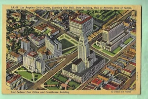 Los Angeles. CIVIC CENTER. SPENCE LUFTBILDER. CALIFORNIA. - Bild 1 von 2