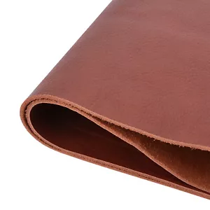 1.7-1.8mm Leather Hides Veg-Tanned Cowhide Sheet for DIY Crafts Tooling / Brown - Picture 1 of 14