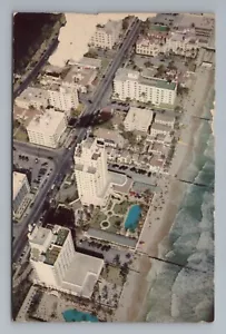 Luxuriöse Hotels am Meer an der Gold Coast, Miami Beach, Florida, Postkarte - Bild 1 von 2