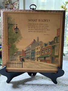 "What Is Love" Framed Art Heirloom - Picture 1 of 12