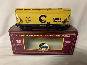 MTH PREMIER CHESSIE 2 BAY CENTERFLOW COVERED HOPPER CAR 20-97422 O SCALE - Picture 1 of 1