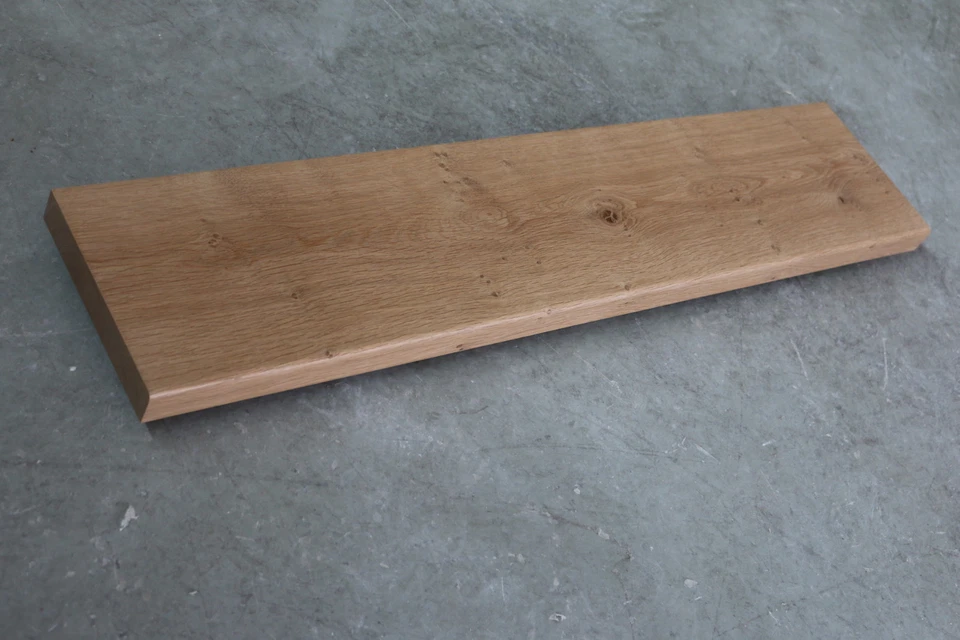 Fensterbank Eiche Lackiert Massiv Holz Fensterbrett Brett Bohle NEU für Fenster - Bild 1 von 4