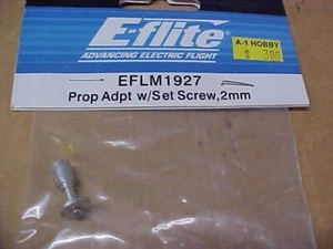 E-FLITE AIRPLANE PART - EFLM1927 = PROP ADAPTER W/SET SCREW - 2MM (NEW) - Picture 1 of 1