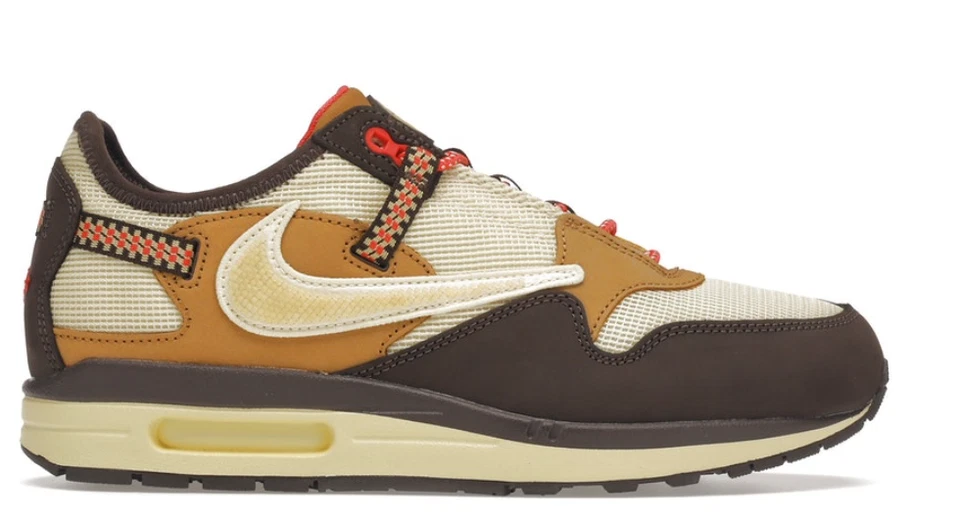 Nike Air Max 1 Travis Scott Cactus Jack Baroque Brown Sneaker - Image 1 of 1