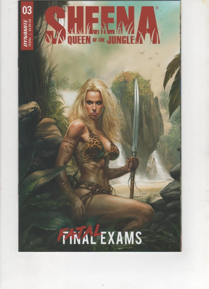 Sheena 3 A, Parrillo Cover Art, v3 Fatal Exams, NM 9.4, 1st Print, 2023, Scans - Image 1 of 2