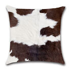 Square Pillow Cover Room Decorative Cow Pattern Throw Pillowcase With Hidden
