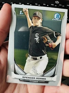 SPENCER ADAMS CHICAGO WHITE SOX 2014 BOWMAN DRAFT CHROME #CDP42 - Picture 1 of 1