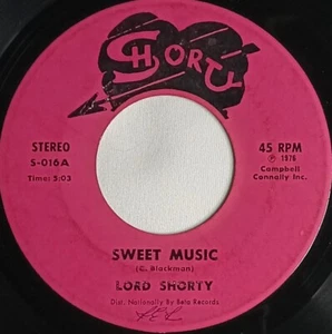 CALYPSO 45 HEAR Lord Shorty SWEET MUSIC - E-PEE-TEE 1976 Shorty VG+ - Picture 1 of 4