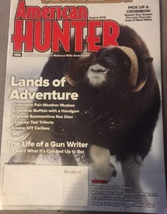 American Hunter Magazine August 2015 Lands of adventure pick up a crossbow. - Picture 1 of 2