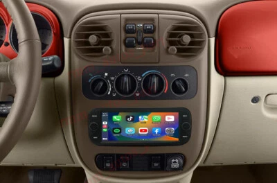 For Chrysler PT Cruiser 2002-2006 Android 13 CarPlay Car Stereo Radio GPS WIFI Foto 1 de 4