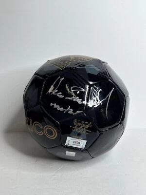 Hugo Sanchez Signed Mexico Soccer Ball Size 5 PSA AP18822 - Image 1 of 2