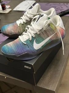 Nike Kobe 11 Elite Northern Lights Multicolor DeMar DeRozan sz 9 - Picture 1 of 7
