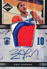 Eric Gordon 2011-12 Panini Limited Patch Auto Refractor 1/10 1/1 Non Rookie RC