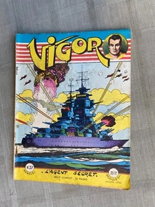 VIGOR N°37 L'AGENT SECRET JANVIER 1957 EN BON ÉTAT - Imagen 1 de 6