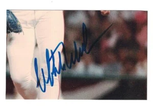 Mitch Williams Signed Autographed Cut Photo Chicago Cubs Philadelphia Phillies - Picture 1 of 1