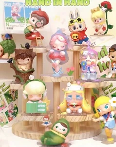 100% Autentico POP MART Hand in Hand Series Blind Box Figura Giocattolo Regalo Hot NUOVO - Foto 1 di 25