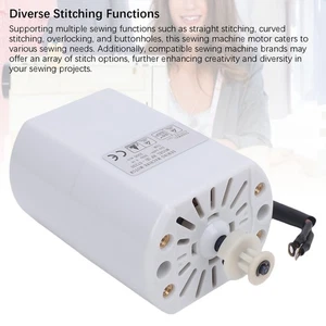 .+Electric Servo Motor Sewing Machine Motor 70W Speed Control For Home - Picture 1 of 24
