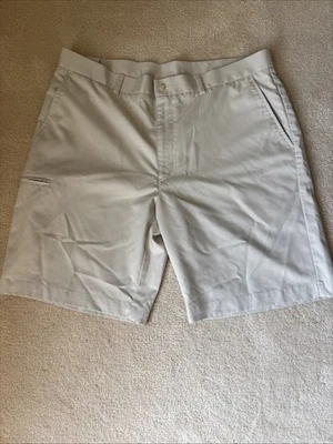 Grand Slam Men’s Performance Golf Shorts Size 38 Khaki - Image 1 of 4