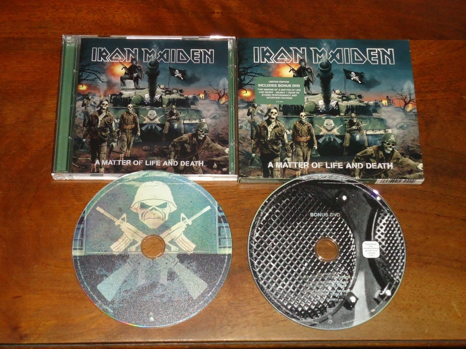 IRON MAIDEN - A MATTER OF LIFE AND DEATH CD+DVD LIMITED EDITION (EMI 2006) - Bild 1 von 1