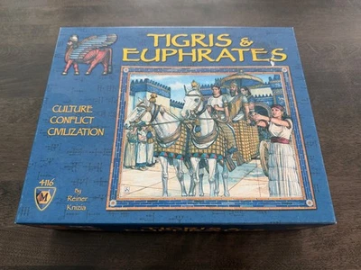 Tigris & Euphrates (2008 Revised) Board Game Mayfair #4116 Complete Knizia — NM - Image 1 of 3
