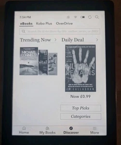 Kobo Clara HD eReader N249 czarny 8GB 6" E-Ink ComfortLight PRO Overdrive Libby - Zdjęcie 1 z 8