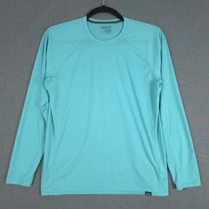 Patagonia leichtes Capilene Baselayer Langarmshirt Herren Größe L türkis - Bild 1 von 9