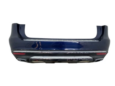 2020-2021 MERCEDES GLS 450 X167 REAR BUMPER COVER ASSEMBLY | BLUE (890) *SCRAPE* - Image 1 of 4