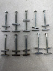 #1/4-20 x 3-1/2" Gehrungszugschraube Formica Arbeitsplatte Flip Connector kurz 10er Pack - Bild 1 von 3